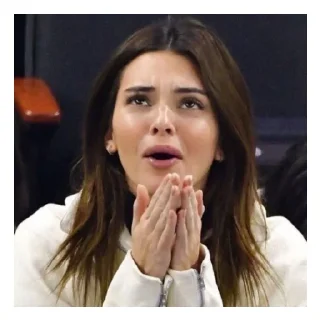 😐 emoji Кендалл Дженнер Telegram sticker 5 of 27