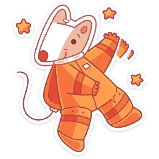 Sticker from Белка и Стрелка (@TgSticker)