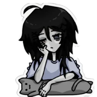 👍 emoji soulless Telegram sticker 10 of 18