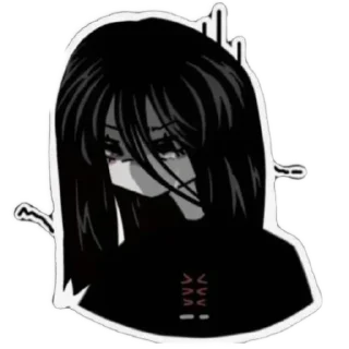 😢 emoji soulless Telegram sticker 17 of 18