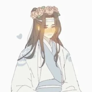 💙 emoji The Grandmaster of Demonic Cultivation by @stickerhut Telegram sticker 6 of 58