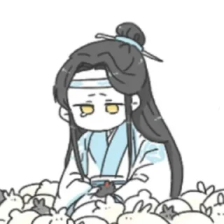 😢 emoji The Grandmaster of Demonic Cultivation by @stickerhut Telegram sticker 16 of 58