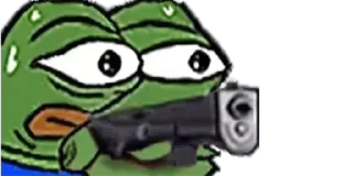🔫 emoji Pepe by @vladimirlut Telegram sticker 7 of 37