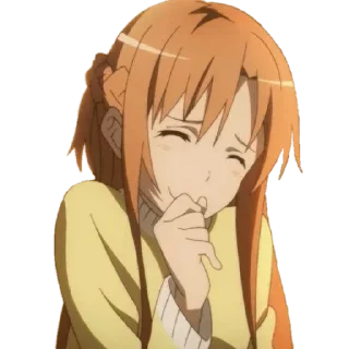 😆 emoji Sword  Art Online Telegram sticker 5 of 119