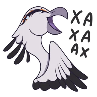 😂 emoji Птица Секретарь Telegram sticker 3 of 19