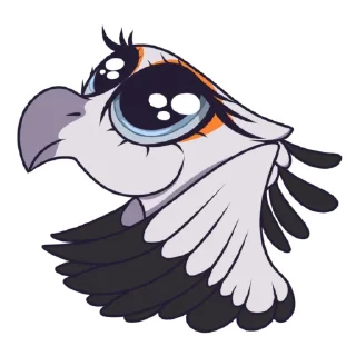 🥺 emoji Птица Секретарь Telegram sticker 6 of 19