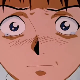 😢 emoji evangelion0.2 Telegram sticker 15 of 120
