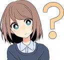 ❓ emoji Sasakichi's moody girl ENG :: @line_stickers Telegram sticker 20 of 40