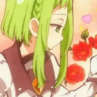 😘 emoji Сакура Нанамине💚 @toiletboundhanakokun_wc Telegram sticker 14 of 73