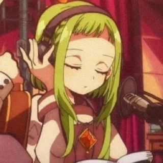 🎧 emoji Сакура Нанамине💚 @toiletboundhanakokun_wc Telegram sticker 7 of 73