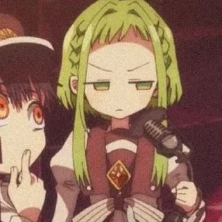 😣 emoji Сакура Нанамине💚 @toiletboundhanakokun_wc Telegram sticker 13 of 73