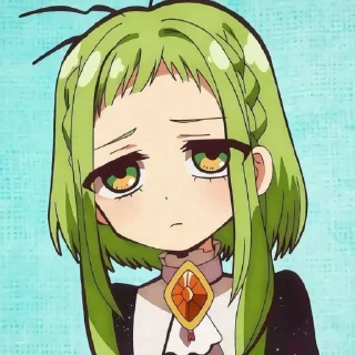 😩 emoji Сакура Нанамине💚 @toiletboundhanakokun_wc Telegram sticker 23 of 73