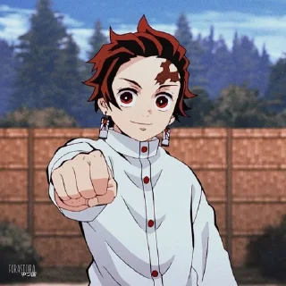 ♥️ emoji Demon Slayer [@ani_sticker] Telegram sticker 5 of 31