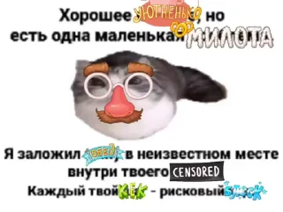 😏 emoji Ебучие кошки от @Mr_kamaru Telegram sticker 24 of 71
