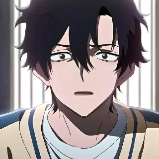 😨 emoji Агенты времени @anime_sticks Telegram sticker 18 of 20