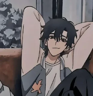 😏 emoji Агенты времени @anime_sticks Telegram sticker 19 of 20