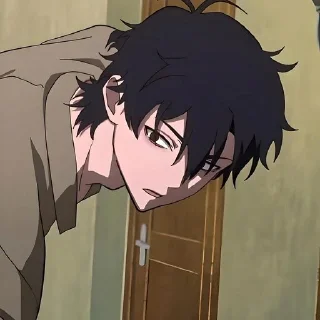 😦 emoji Агенты времени @anime_sticks Telegram sticker 8 of 20