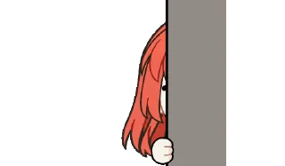 😶‍🌫️ emoji Bocchi the rock! like @muzimi2 Telegram sticker 5 of 51