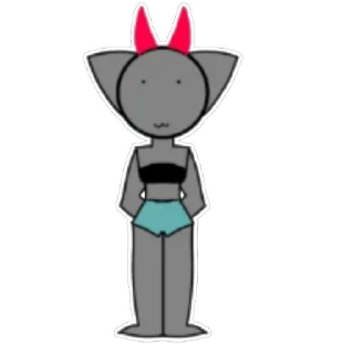 😞 emoji Тиффани демонша @Himiko_Yumenoo Telegram sticker 18 of 21