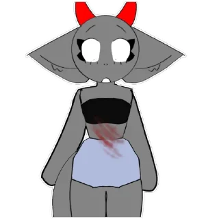 😚 emoji Тиффани демонша @Himiko_Yumenoo Telegram sticker 14 of 21