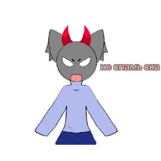 😍 emoji Тиффани демонша @Himiko_Yumenoo Telegram sticker 15 of 21