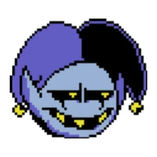 😠 emoji Jevil Telegram sticker 14 of 65