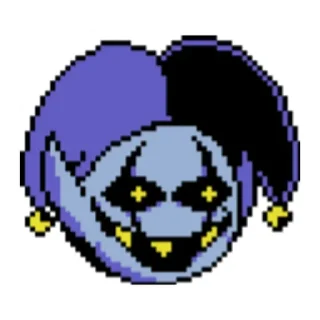 😀 emoji Jevil Telegram sticker 6 of 65