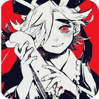 ☺ emoji Iblis douma by @StikerYaratishbot Telegram sticker 14 of 18