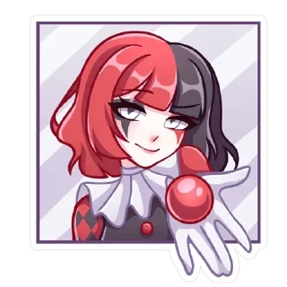 🤡 emoji маф почти без надписей @lolitastick Telegram sticker 2 of 48