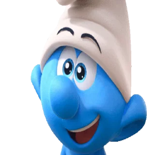 😄 emoji Смурфики @stickerstgrm Telegram sticker 8 of 24