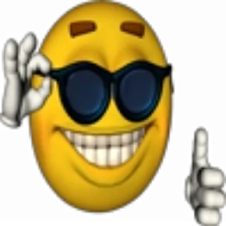 😎 emoji Больше стикеров 👉🏻 @stickertg4 Telegram sticker 19 of 19