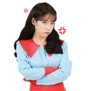 😐 emoji @jonafzan IU Telegram sticker 6 of 52
