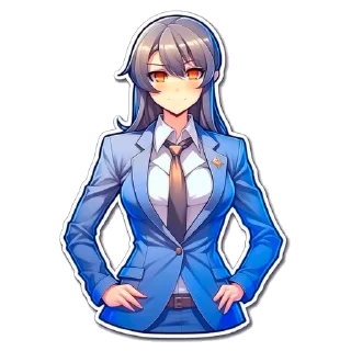 👩‍✈️ emoji Лучший бот ➡️ @good_biznesbot Telegram sticker 20 of 54