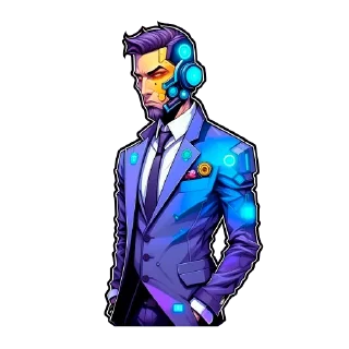 👨‍✈️ emoji Лучший бот ➡️ @good_biznesbot Telegram sticker 8 of 54
