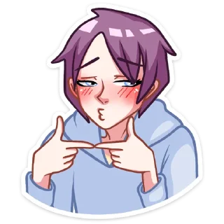 😉 emoji Мамору @nyasticks Telegram sticker 16 of 49