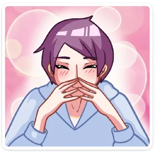 😐 emoji Мамору :: @stickroom Telegram sticker 24 of 48