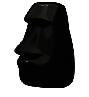 🗿 emoji Больше стикеров 👉🏻 @stickertg4 Telegram sticker 11 of 116