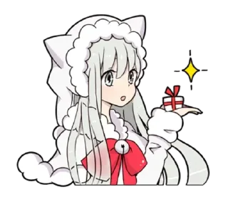 🎁 emoji snow girls ` | By: @wexsavi ❄️ Telegram sticker 11 of 40