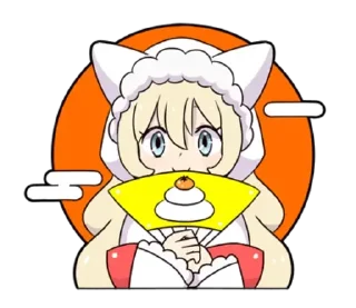 🍊 emoji snow girls ` | By: @wexsavi ❄️ Telegram sticker 22 of 40