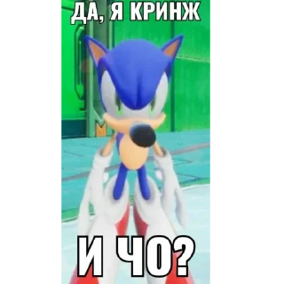 Sticker from Соник топ не согласен=согласен