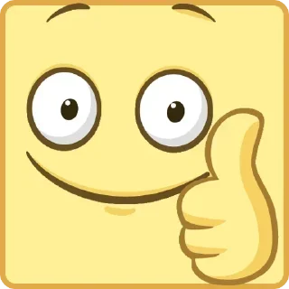 👍 emoji Больше стикеров 👉🏻 @stickertg4 Telegram sticker 4 of 120