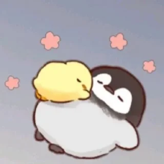☺️ emoji Пингвинчик и цыпленок / @xxxshokanxxx Telegram sticker 9 of 42