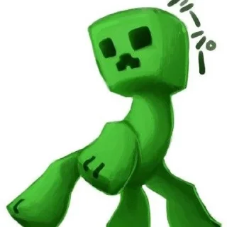 💚 emoji Крипер Telegram sticker 23 of 23