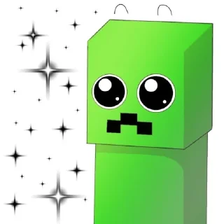 💚 emoji Крипер Telegram sticker 20 of 23