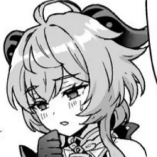 😖 emoji Genshin manga stickers Telegram sticker 7 of 120