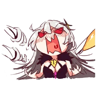 😡 emoji Сирин - @Tg_stickersu Telegram sticker 22 of 39