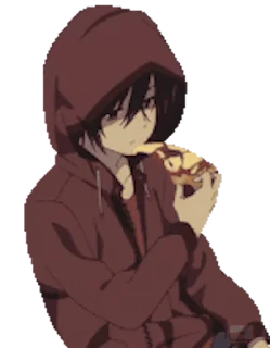 🍕 emoji Стикеры @anime_sticks Telegram sticker 13 of 41