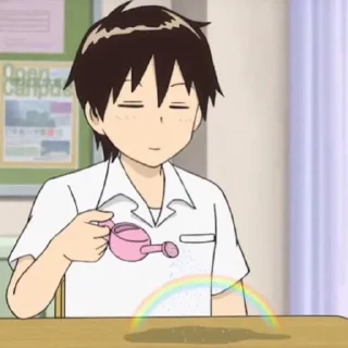 🌈 emoji Another anime reactions Telegram sticker 18 of 70