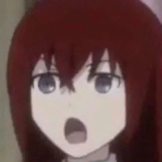 😯 emoji Another anime reactions Telegram sticker 24 of 70