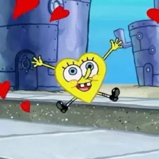 Sticker from Cute SpongeBob💋🧽